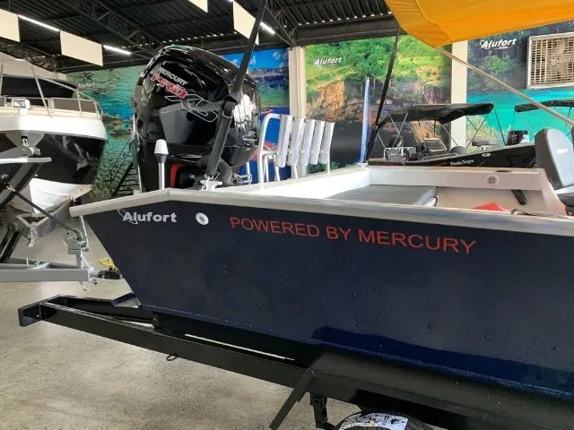 Lancha Aluminio Alufort Super 200 (20 pés) - ñ calaça/leveforte/Petybrasil - Foto 8