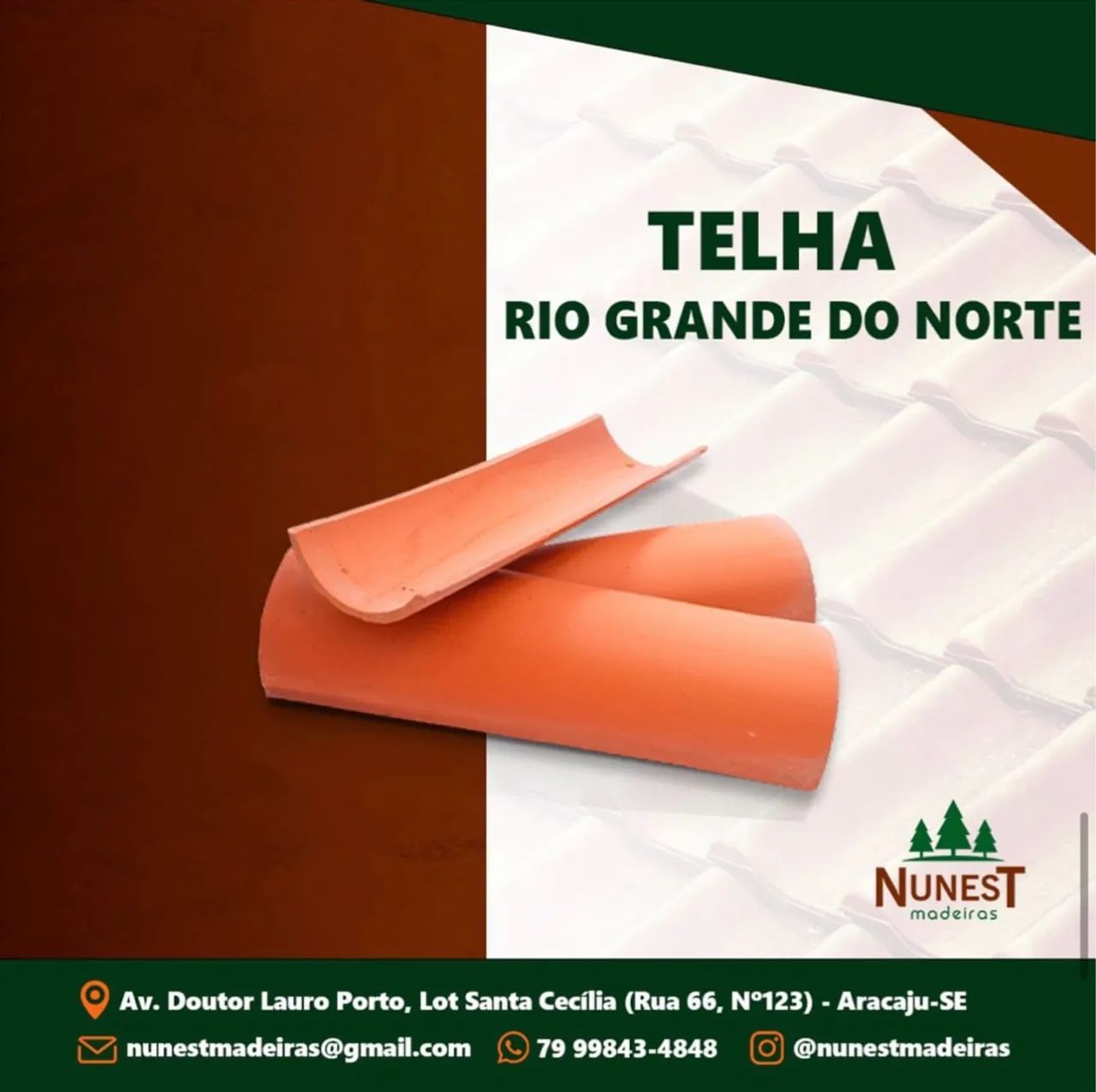 TELHA COLONIAL RIO GRANDE DO NORTE 