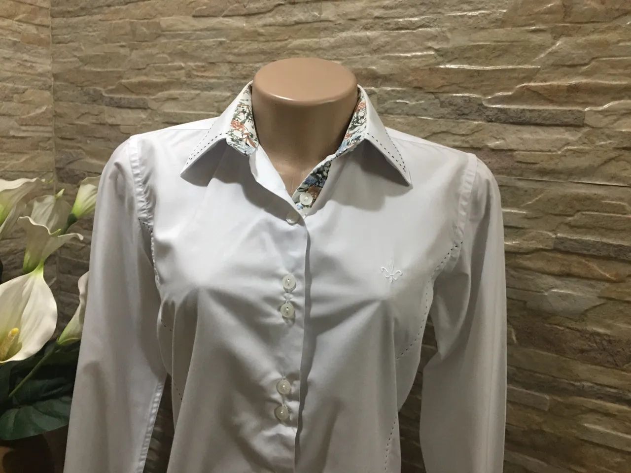 Camisa Feminina Dudalina Algodão Egípcio - Foto 3
