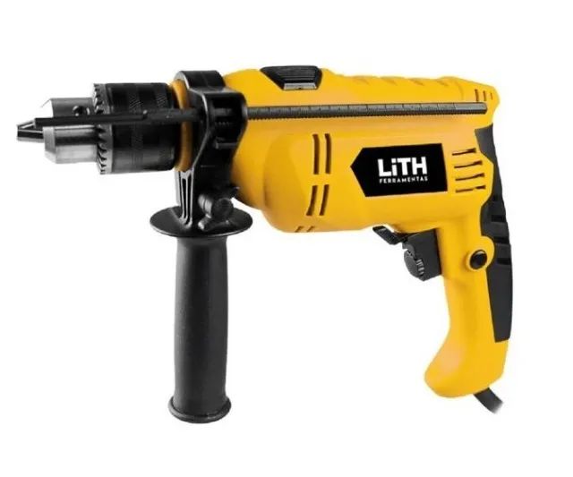 Furadeira de Impacto Profissional Lith com Velocidade Variável Reversível 1/2pol 550W 220V