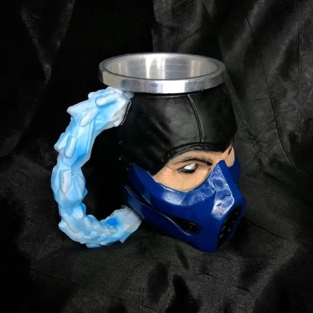 Caneca 3D do Sub Zero Subzero Game Mortal Kombat Personalizada feita de Resina - Foto 3