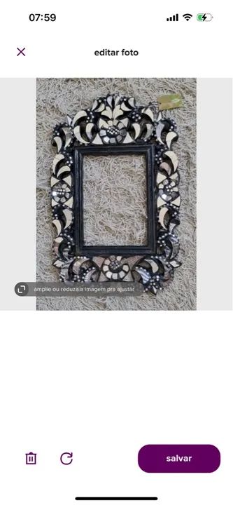 3 molduras de mosaicos de espelhos marca Lê Lis Blanc  - Foto 5