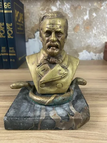 Busto Bronze Vital Brazil | H. Truci | Bronze Francês | Sec. XX | Antiguidade