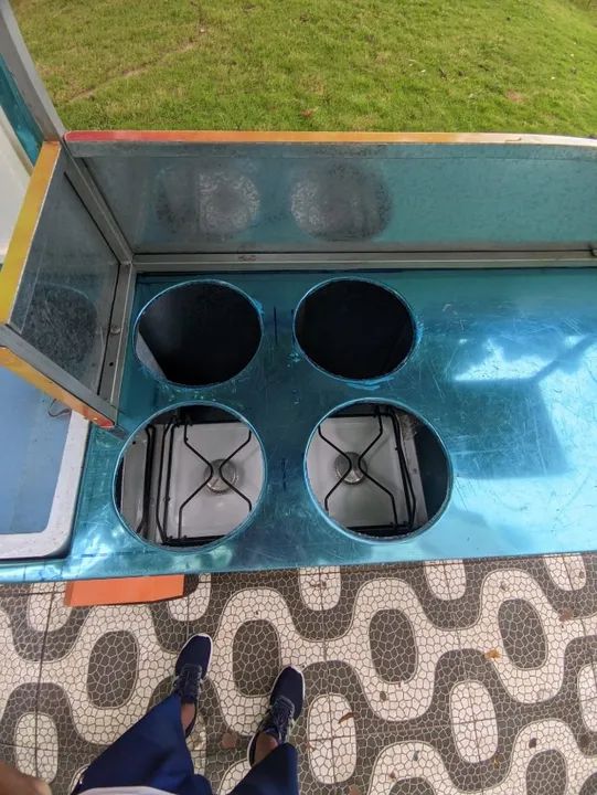 Vendo carrinho novo para preparo de lanches. - Foto 5