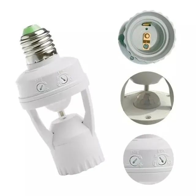 Sensor De Presença Iluminação Soquete 