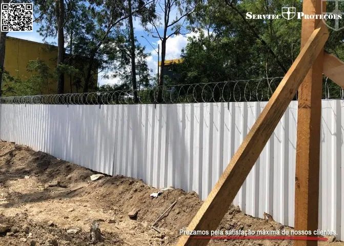 Instalação de cerca de proteção - Concertina - Rede Laminada  - Foto 4