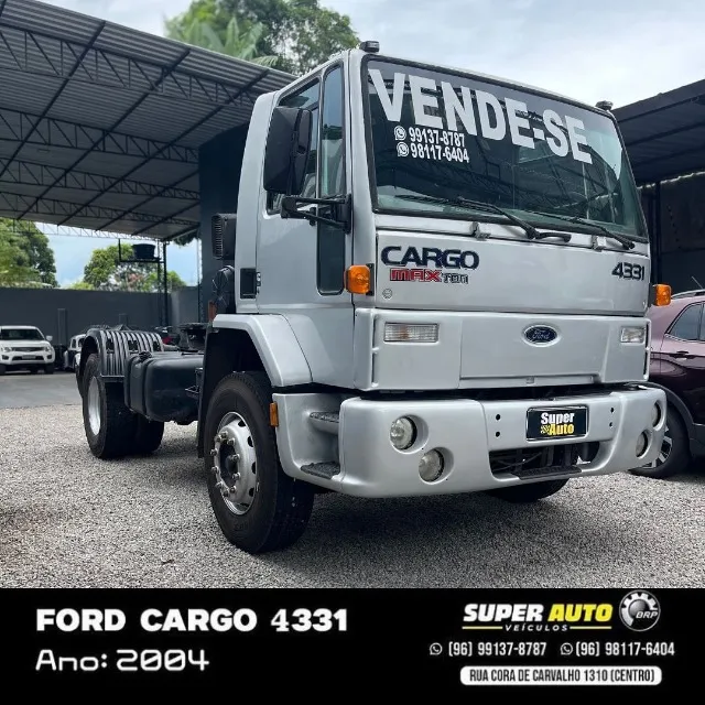 Caminhão FORD CARGO 4331 (manual), 2004 com 286.000km rodados.