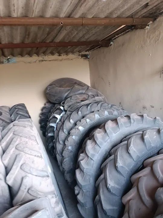 Jogo de Pneu c/ Roda Agrícola Fino Aro 38 e 36 Promoção!! - Foto 3