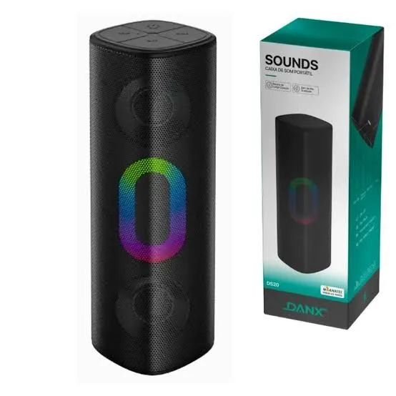 Caixa De Som Portatil Bluetooth DS20 Danx 10W Luzes de Led - Foto 3