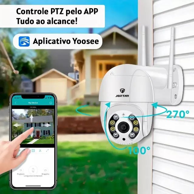 Câmera IP Dome Wi-Fi  Jortan Yosse 1080p - WiFi Smart Câmera Loja Coimbra Computadores  - Foto 3