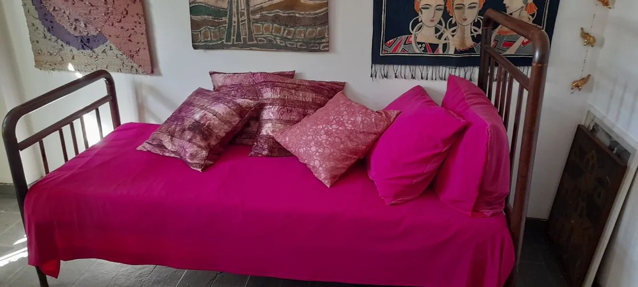 Cama antiga de mola madeira maciça  - Foto 5