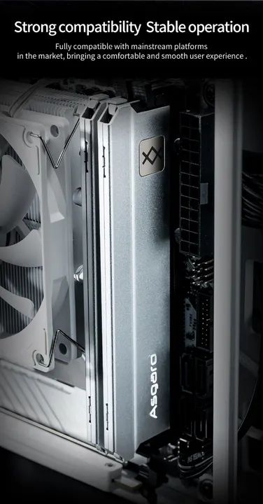 Memória DDR4 32gb Asgard Nova 2x16gb 3200mhz lacradas - Foto 5