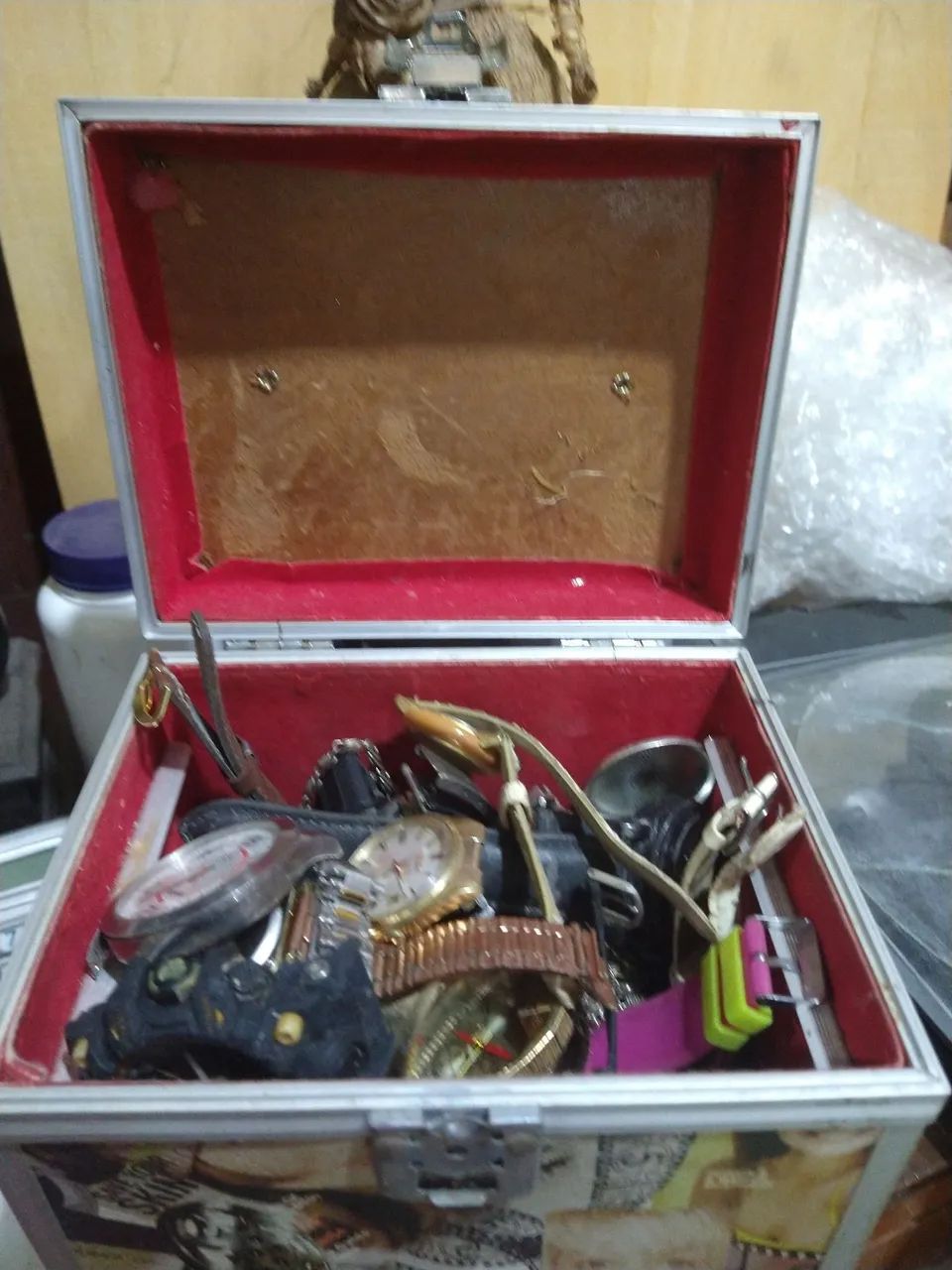 Maleta de Maquiagem Vintage - Foto 3