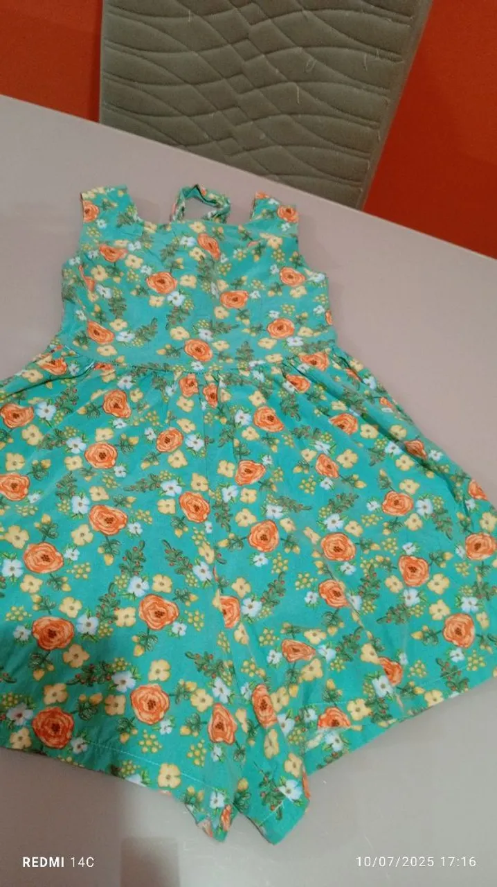 Vestido Infantil Floral