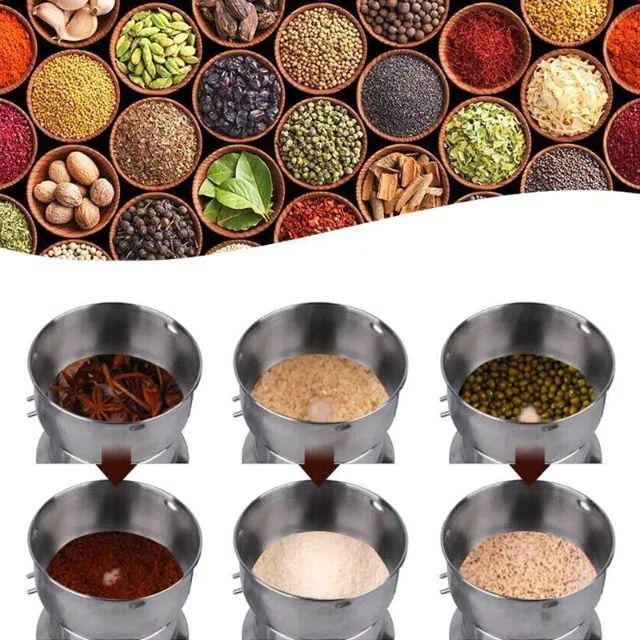 Moedor Triturador De Café Elétrico Inox Mini 150W 110v Cozinha - Foto 6