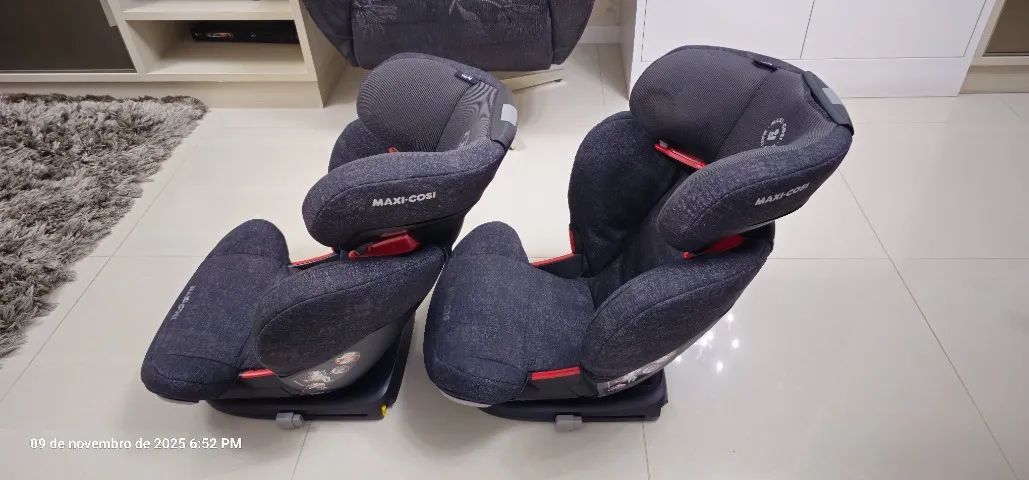 2x Cadeirinha com Isofix Rodifix AirProtect 15 a 36 Kg Maxi-Cosi, Nomad Black - Foto 3
