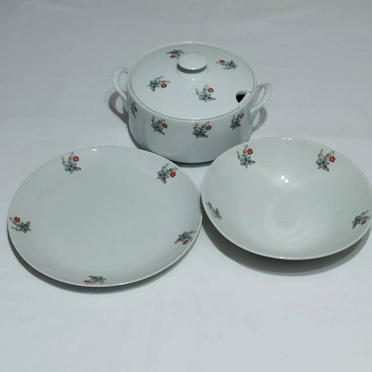 Conjunto de chá, café e bolo em porcelana SRS  - Foto 5