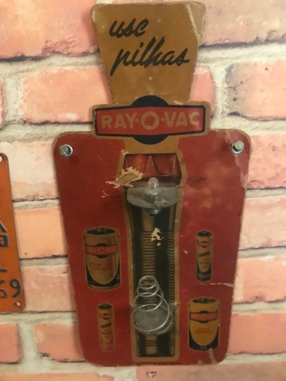 Testador de pilha ray o vac anos 50/60