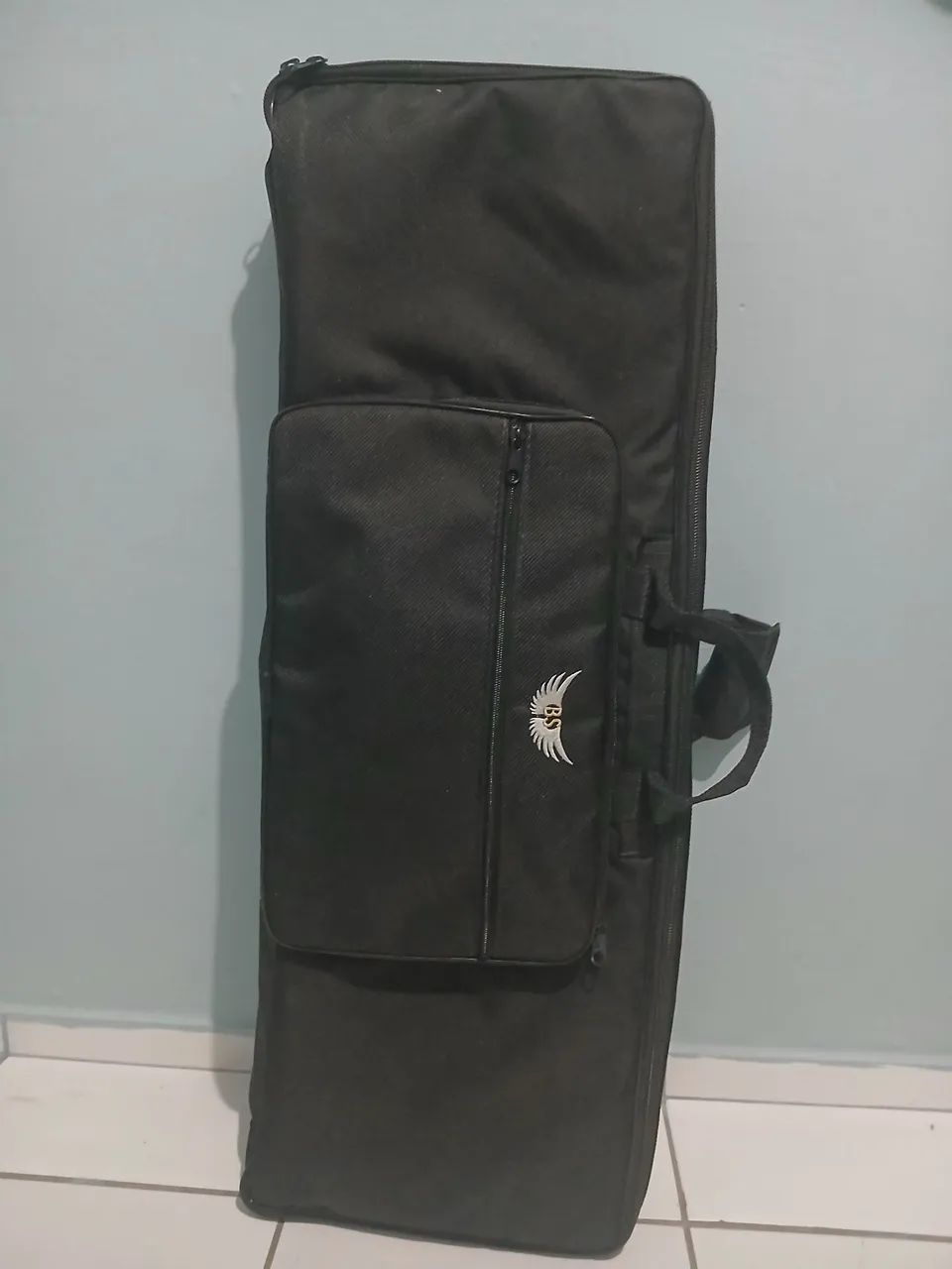 Capa-bag para teclado com acolchoamento 