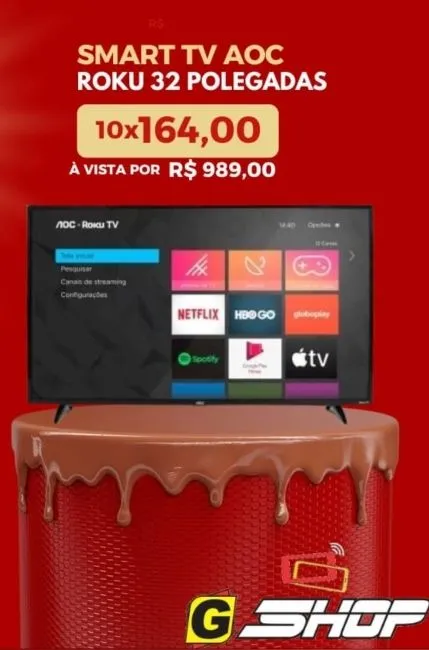 Smart TV AOC Roku 32 Polegadas - Oferta Imperdível!
