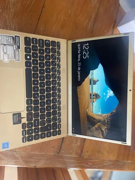 Notebook Positivo Intel Quad Core 4gb 128gb Win10 Gold 14.1 apenas 1,600 - Foto 5