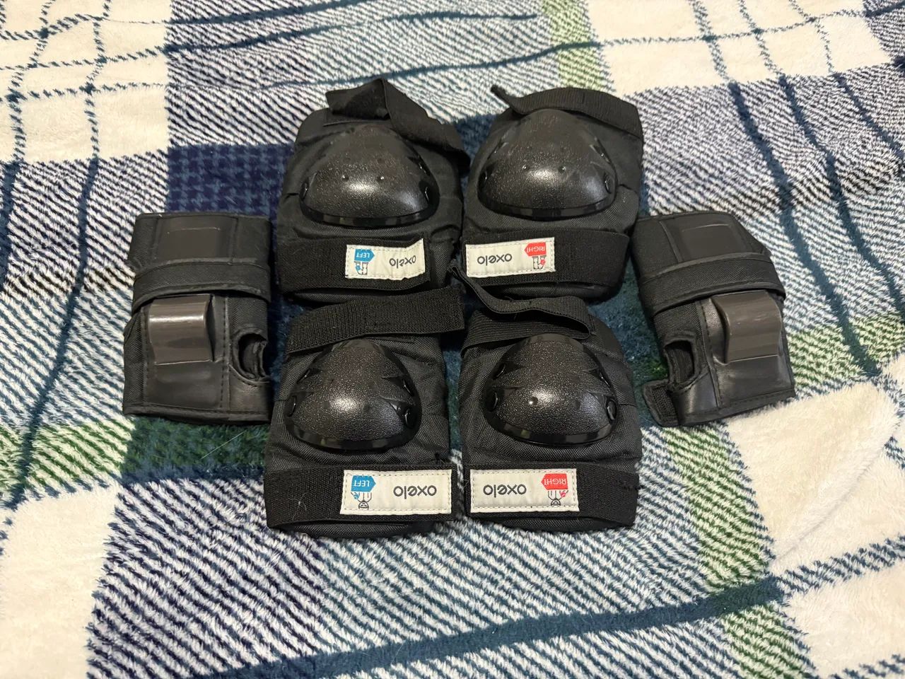 Kit de Proteção Oxelo (joelheira, cotoveleira e protetor de punho) - Foto 2