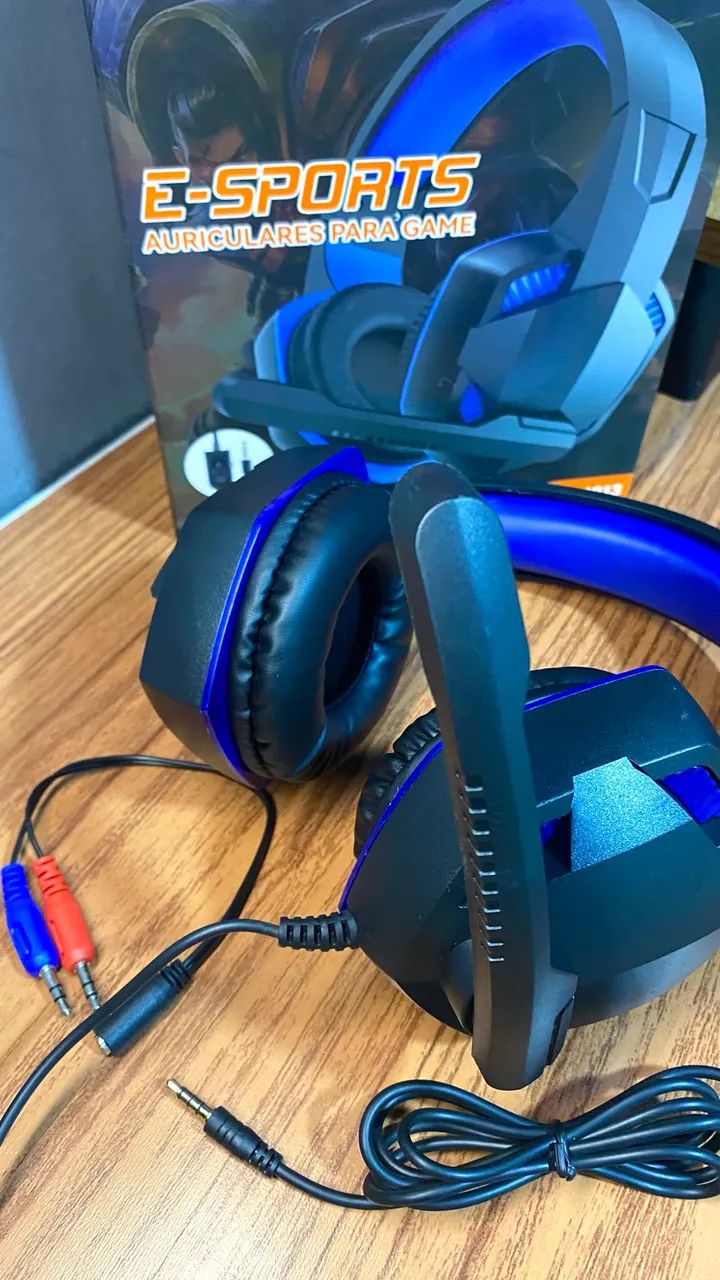 Headset fone gamer com microfone - Foto 4