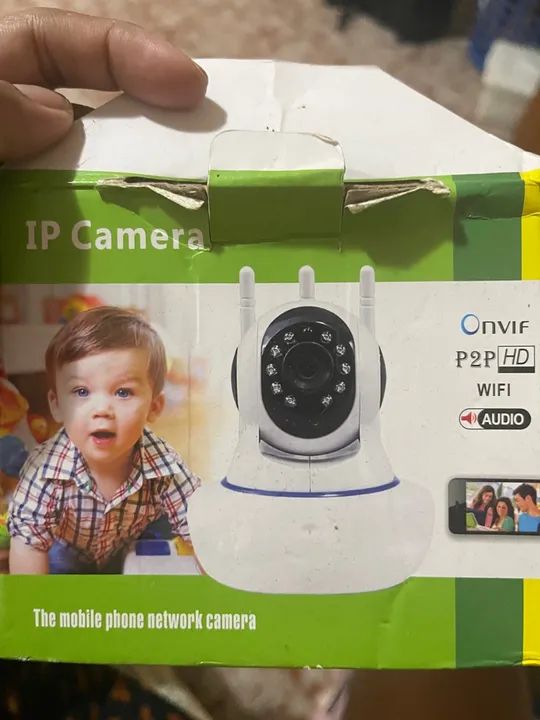 Câmera de segurança Wi-Fi babá eletrônica  - Foto 3