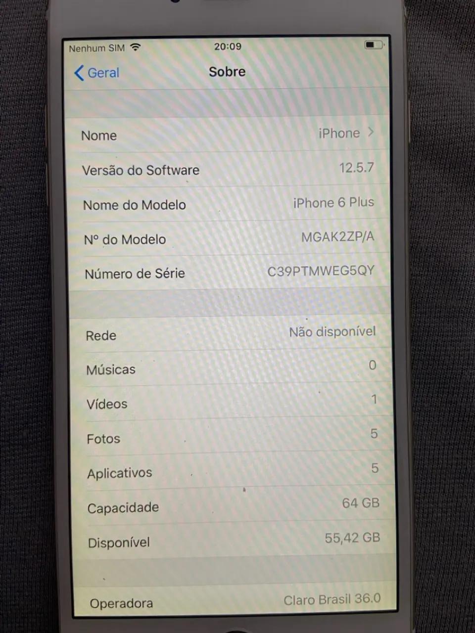 iPhone 6 Plus (não aceito troca)