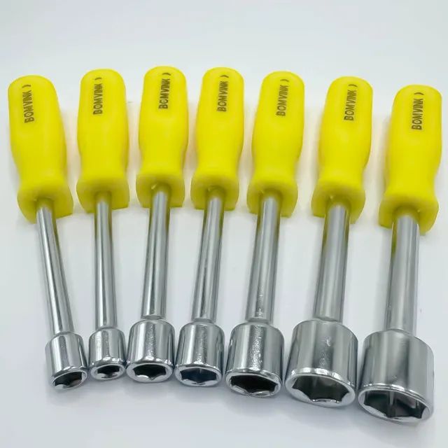 Kit De Chave Soquete 7 Peças Aço Anticorrosivo - Foto 4
