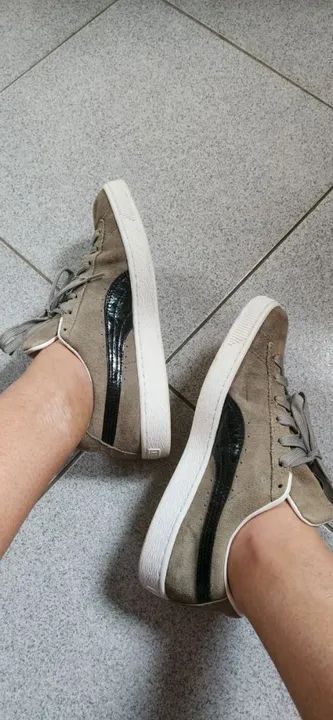 Puma Suede Croc Cinza
