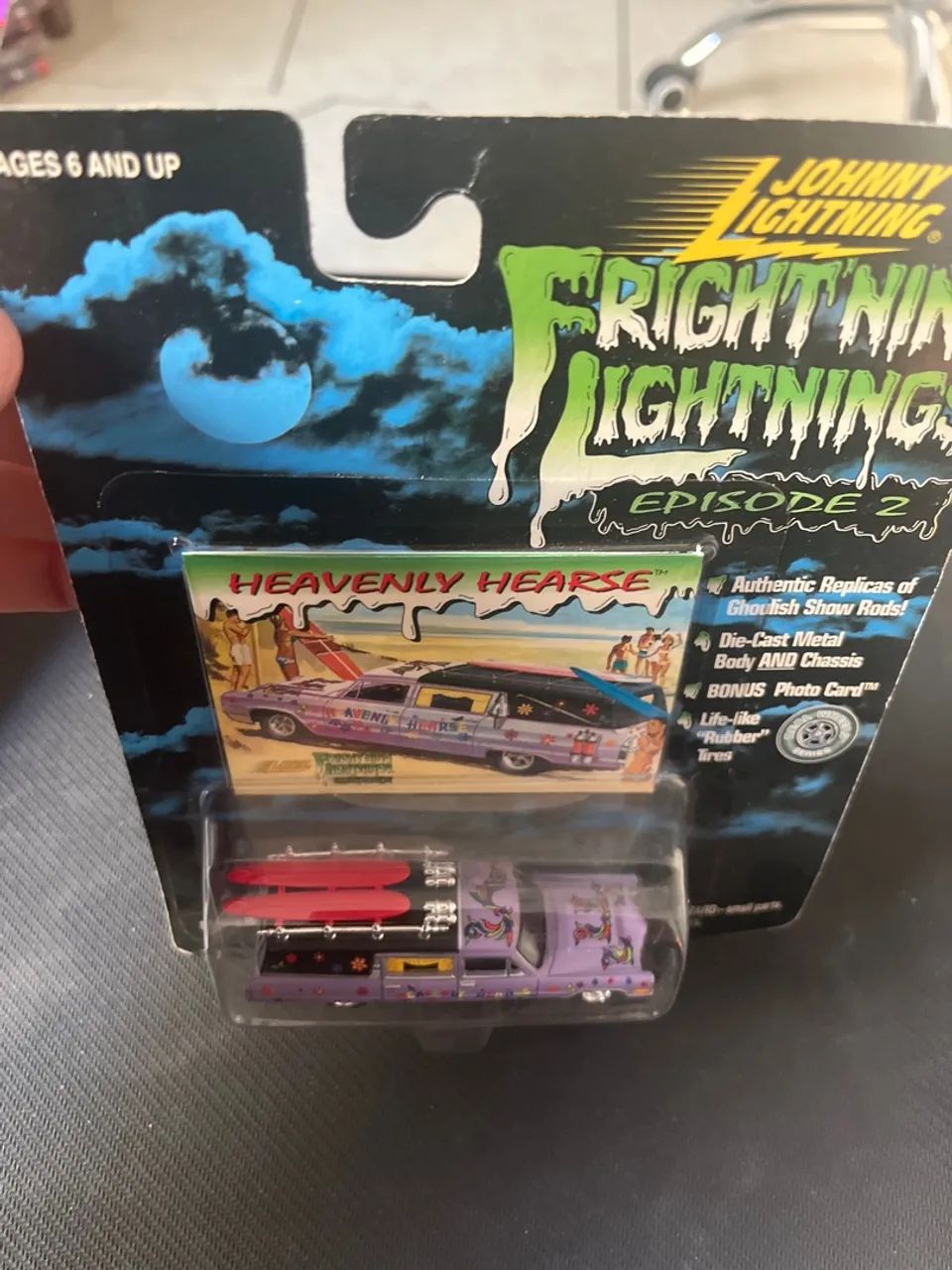 Johnny Lightning Frightning Lightnings Heavenly Hearse - Foto 2