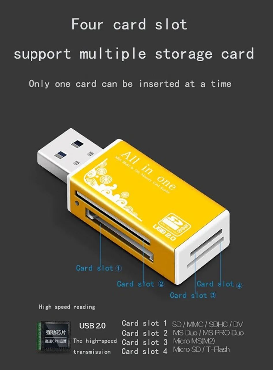 Leitor de Cartão Memória Multifunção - Foto 6