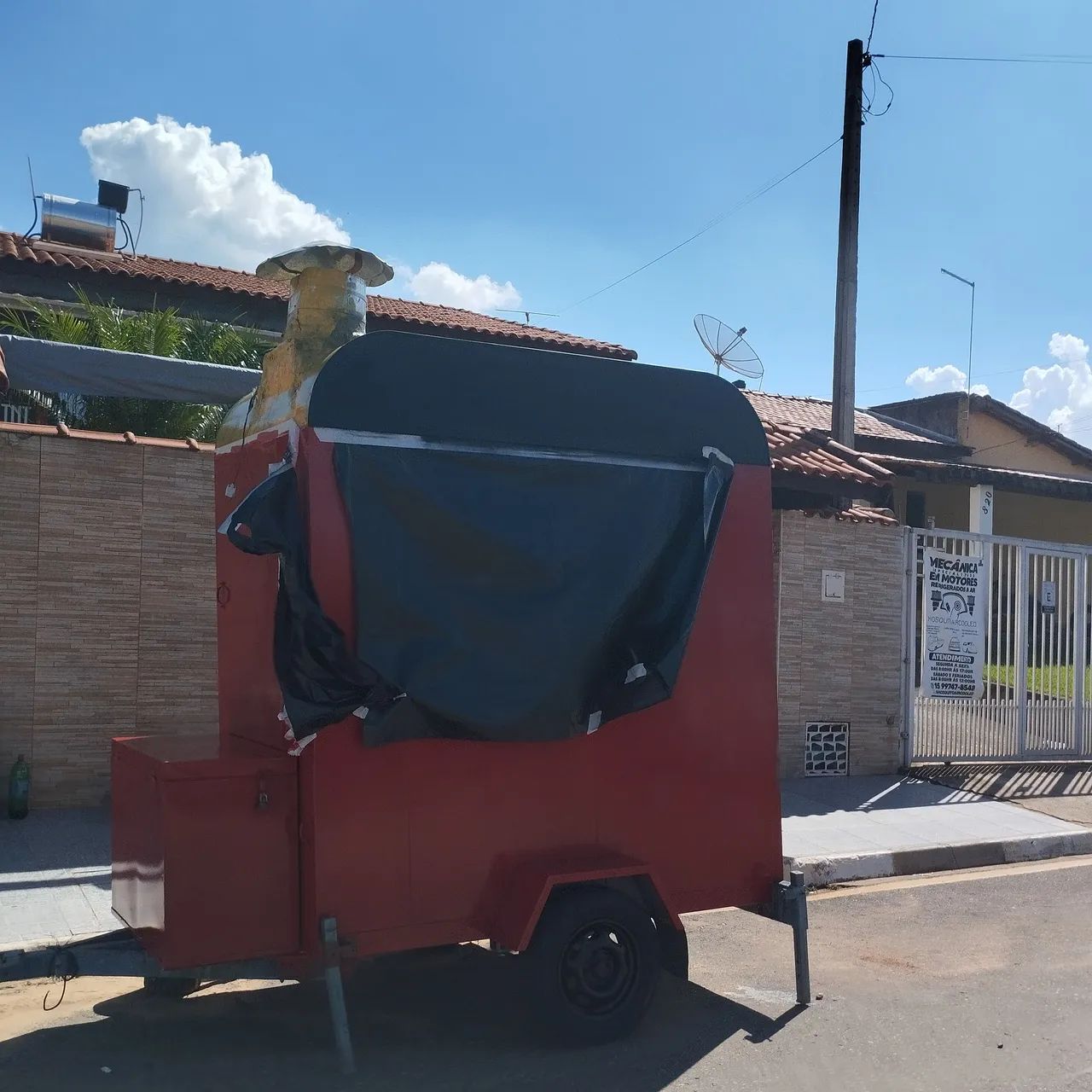 Trailer para lanches aceito ofertas e motos para negocio - Foto 4