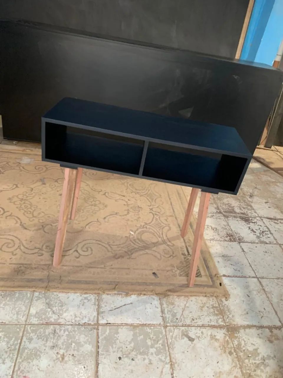 Aparador MDF preto novo 