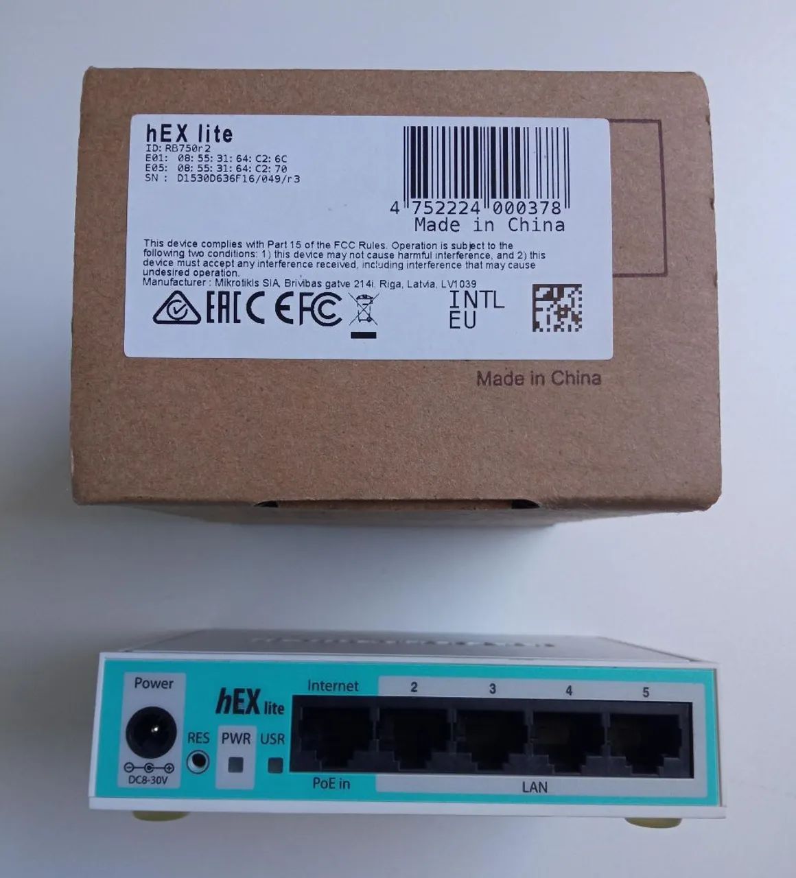 MikroTik hEX Lite RB750r2 - Foto 2