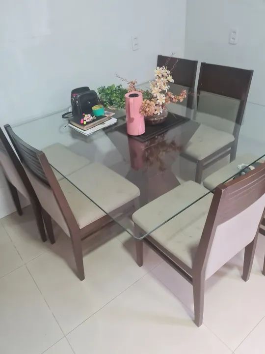 Mesa de Jantar com 3 Cadeiras de brinde - Foto 2
