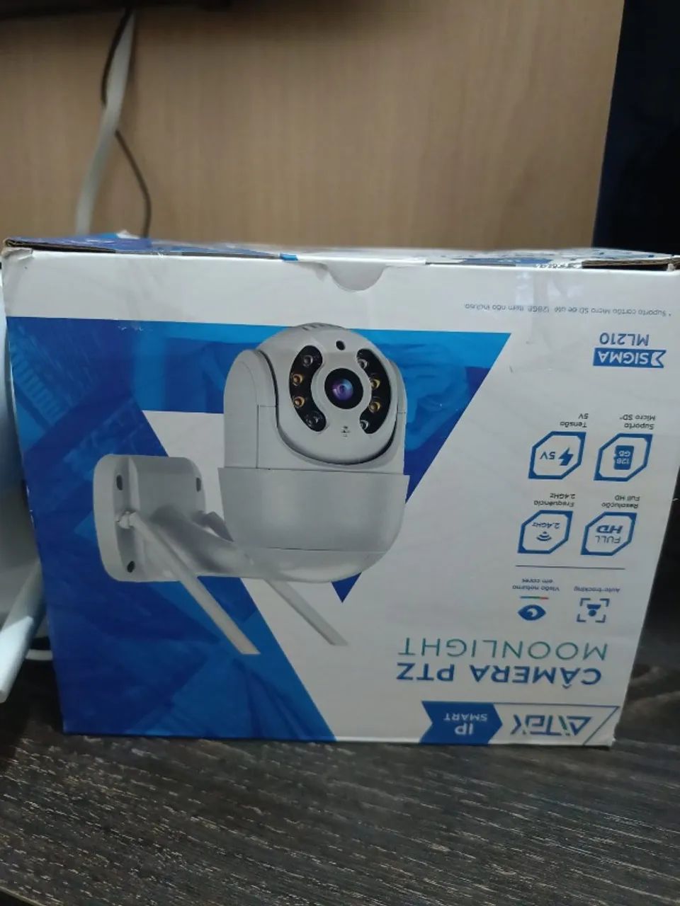 Câmera Ptz Moonlight Auto-tracking Full Hd 1920x1080p Wi-fi Branco - Foto 3