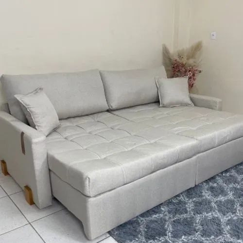 Sofá Cama/Retrátil Belém 2,20m Pillow Top l54 - Foto 3