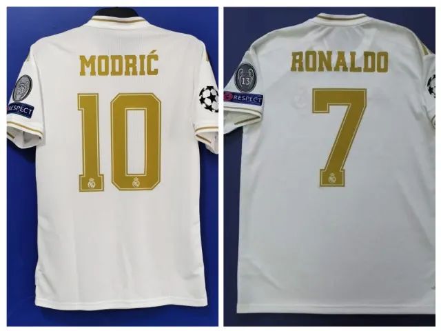 Camisa Real Madrid Espanha 2019/2020 Ronaldo CR7 Modric Original - Foto 2