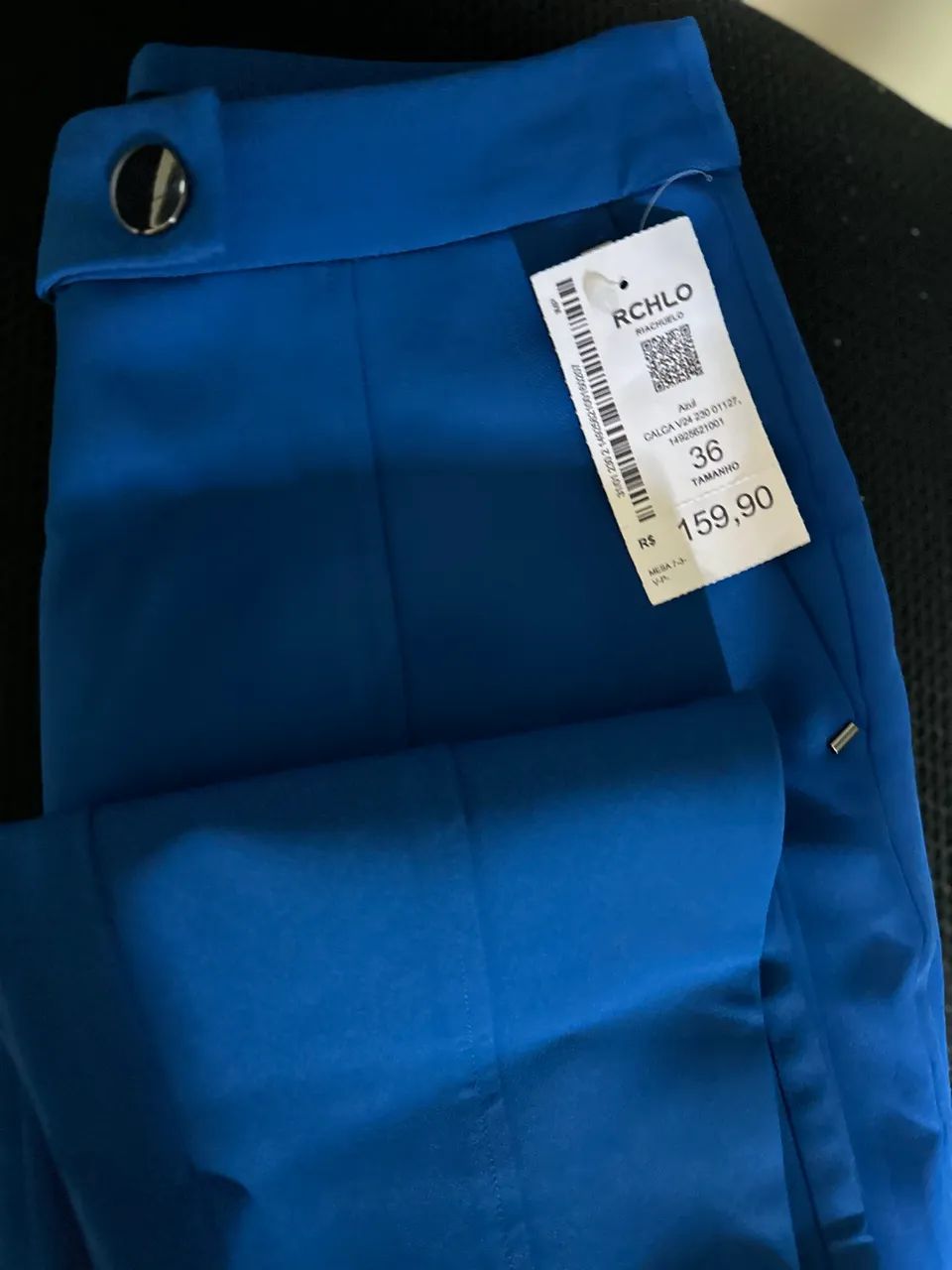 Calça alfaiataria azul - Foto 2