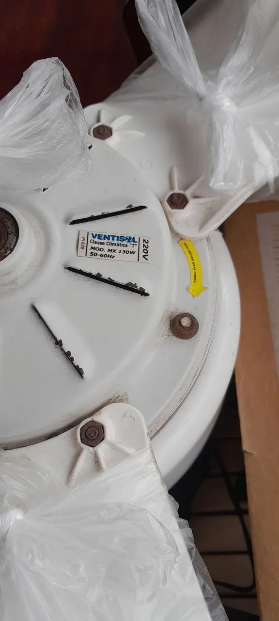 VENTILADOR de teto COMPLETO . - Foto 5