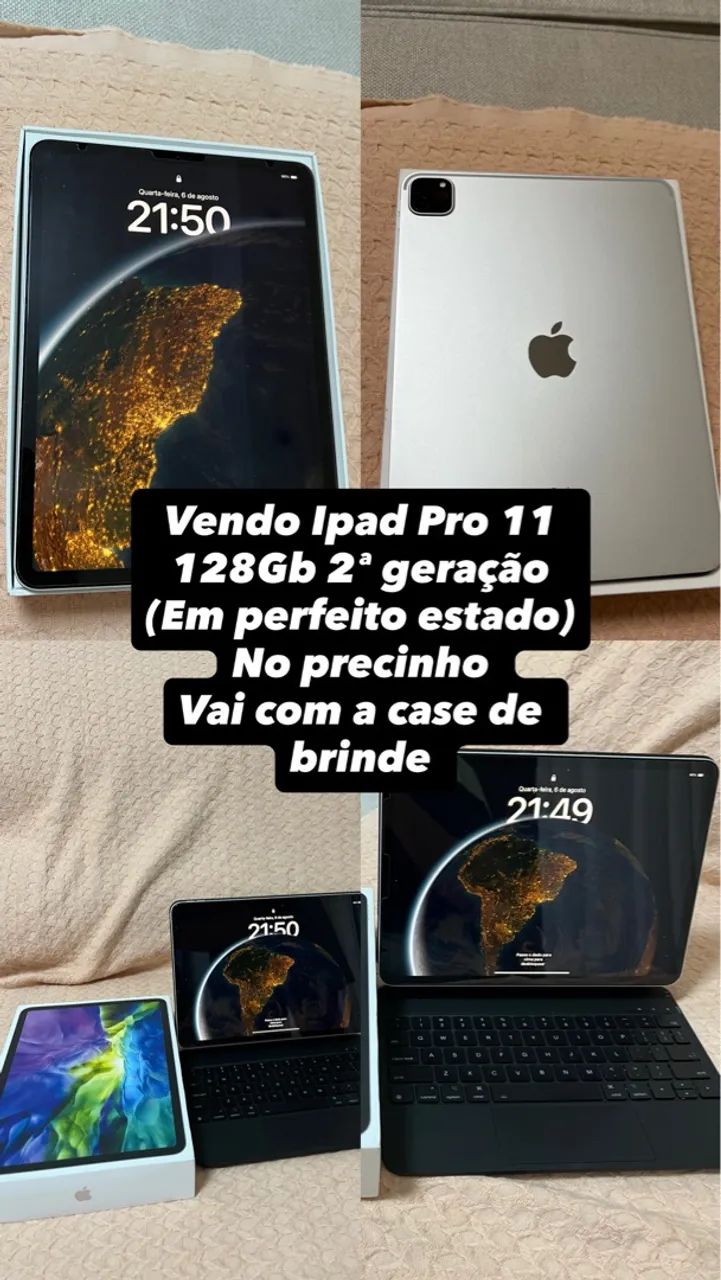 *PROMOÇÃO *Ipad Pro 11 2ª geração 128Gb