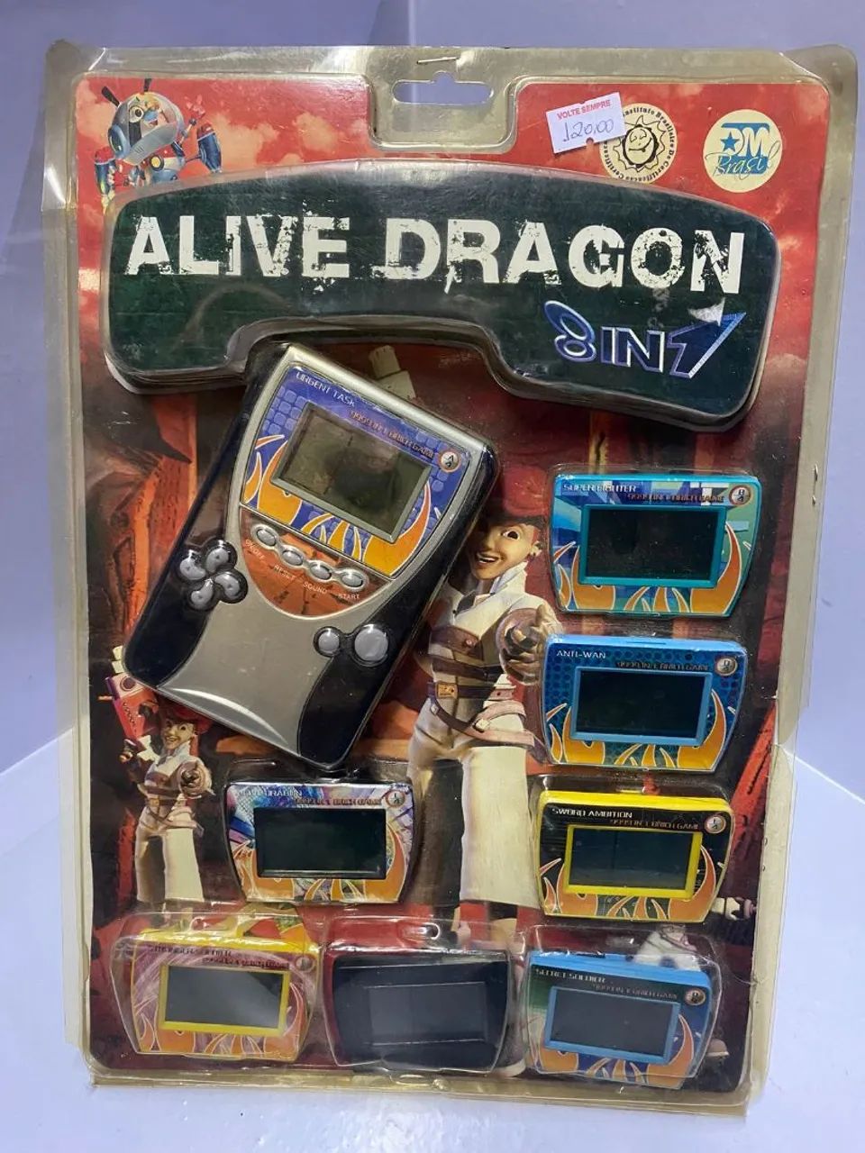 Brinquedo Antigo - Alive Dragon 8em1