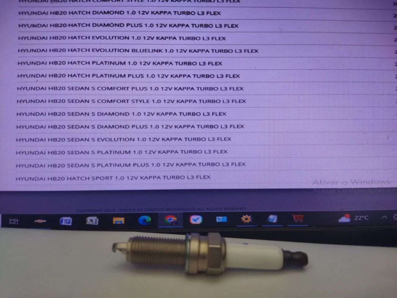 Velas de ignição HB 20 1.0 turbo 2016/2022 - Foto 2