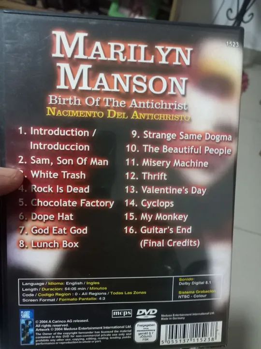 DVD MARILYN MANSON - Foto 2