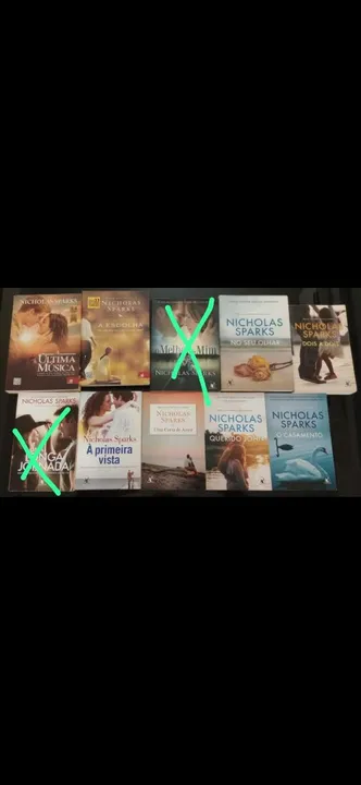 Livros do Nicholas Sparks - Preço Baixo!