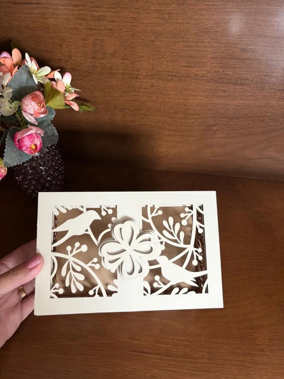 Caixa Decorativa Mdf - porta objetos para lavabos, cozinhas - cortada a laser -exclusiva - Foto 5