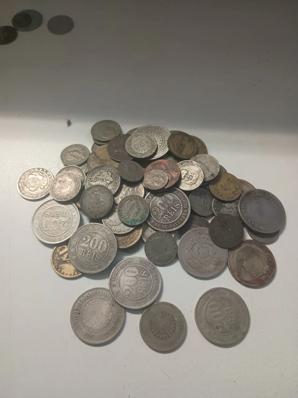 Moedas Antigas réis- Coleção Rara