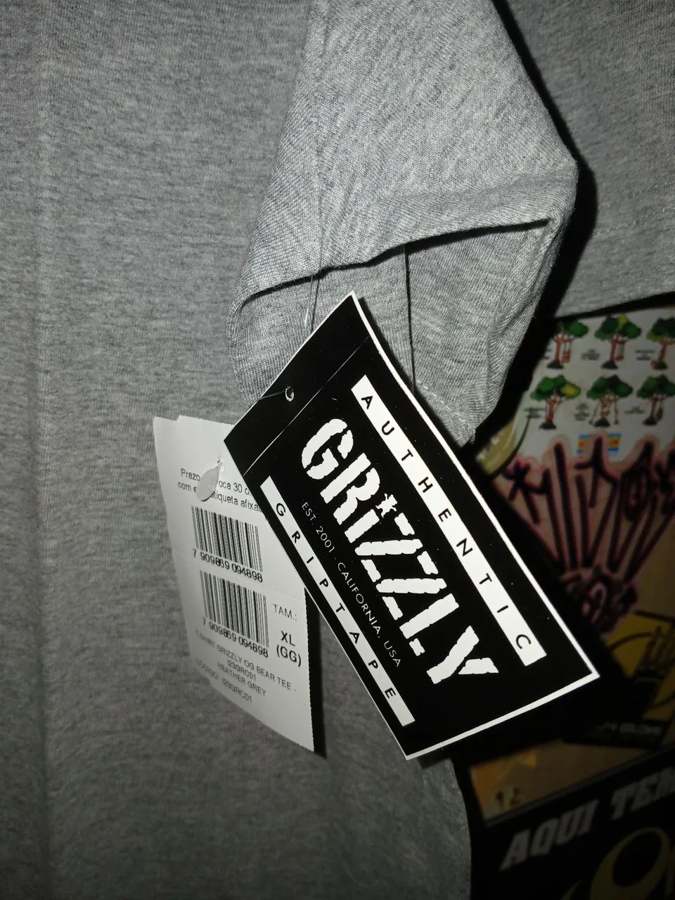 Camiseta Grizzly Cinza - Original G - Foto 2
